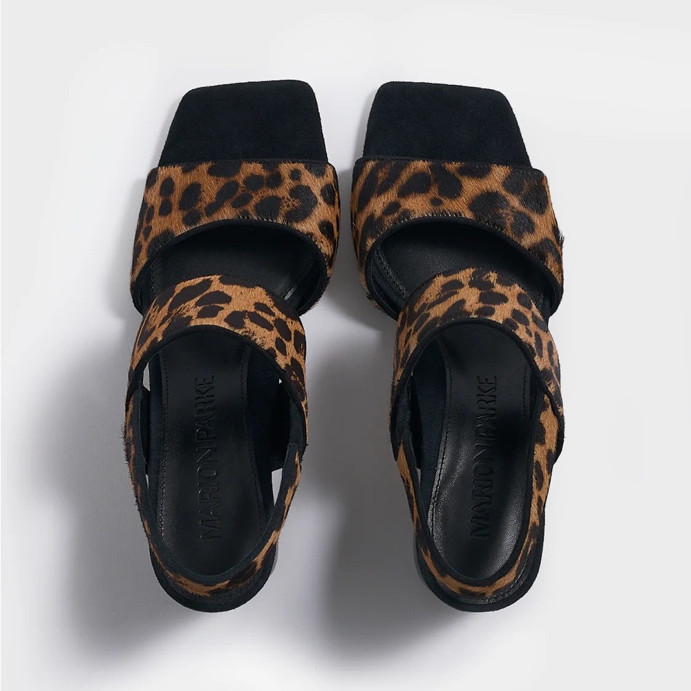marion parke Elle sandal leopard - Picture 4 of 13